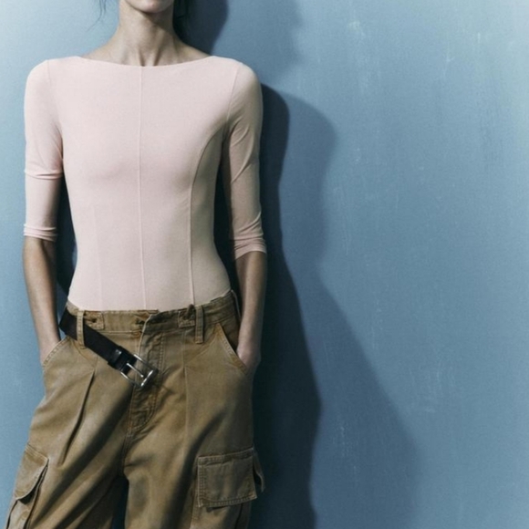 Zara Delicate Bodysuit Sz-L - Picture 3 of 10